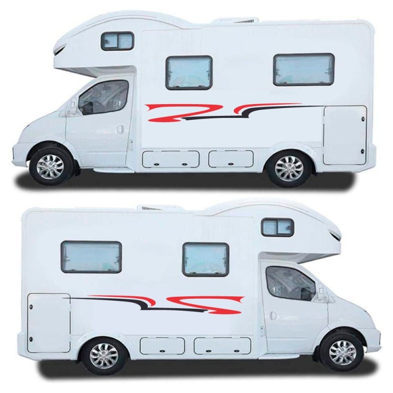 Set Autocollants Caravan Style Abstrait  Mod.40 - Star Sam