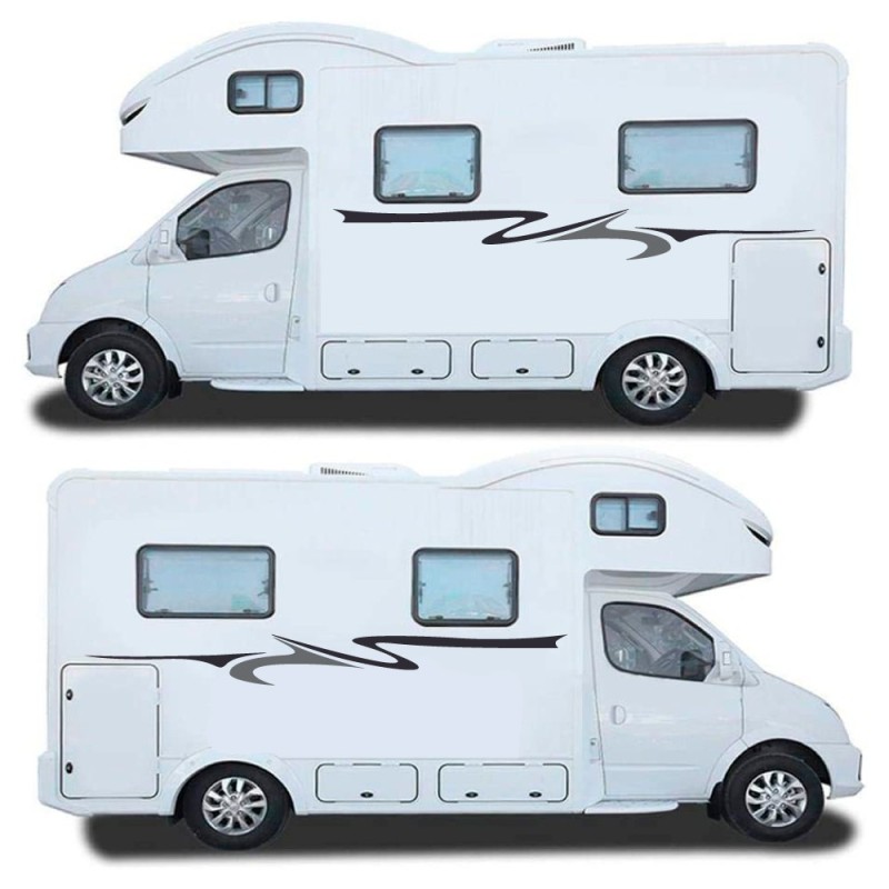 Set Autocollants Caravan Style Abstrait  Mod.41 - Star Sam