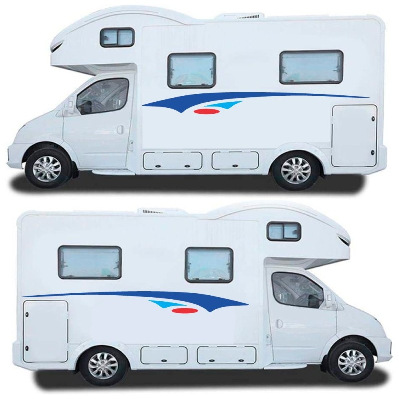 Set Autocollants Caravan Style Abstrait  Mod.42 - Star Sam