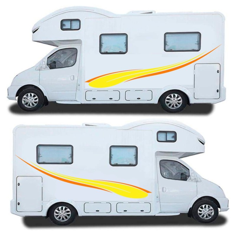 Caravan Sticker Set Abstract Style Mod.47 - Star Sam