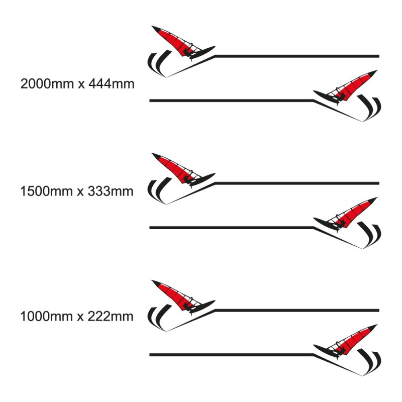 Set Autocollants Pour La Caravane Thème Maritime Mod.4 - Star Sam