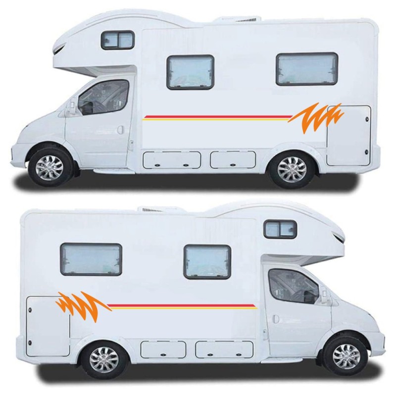 Caravan Sticker Set Abstract Style Mod.57 - Star Sam