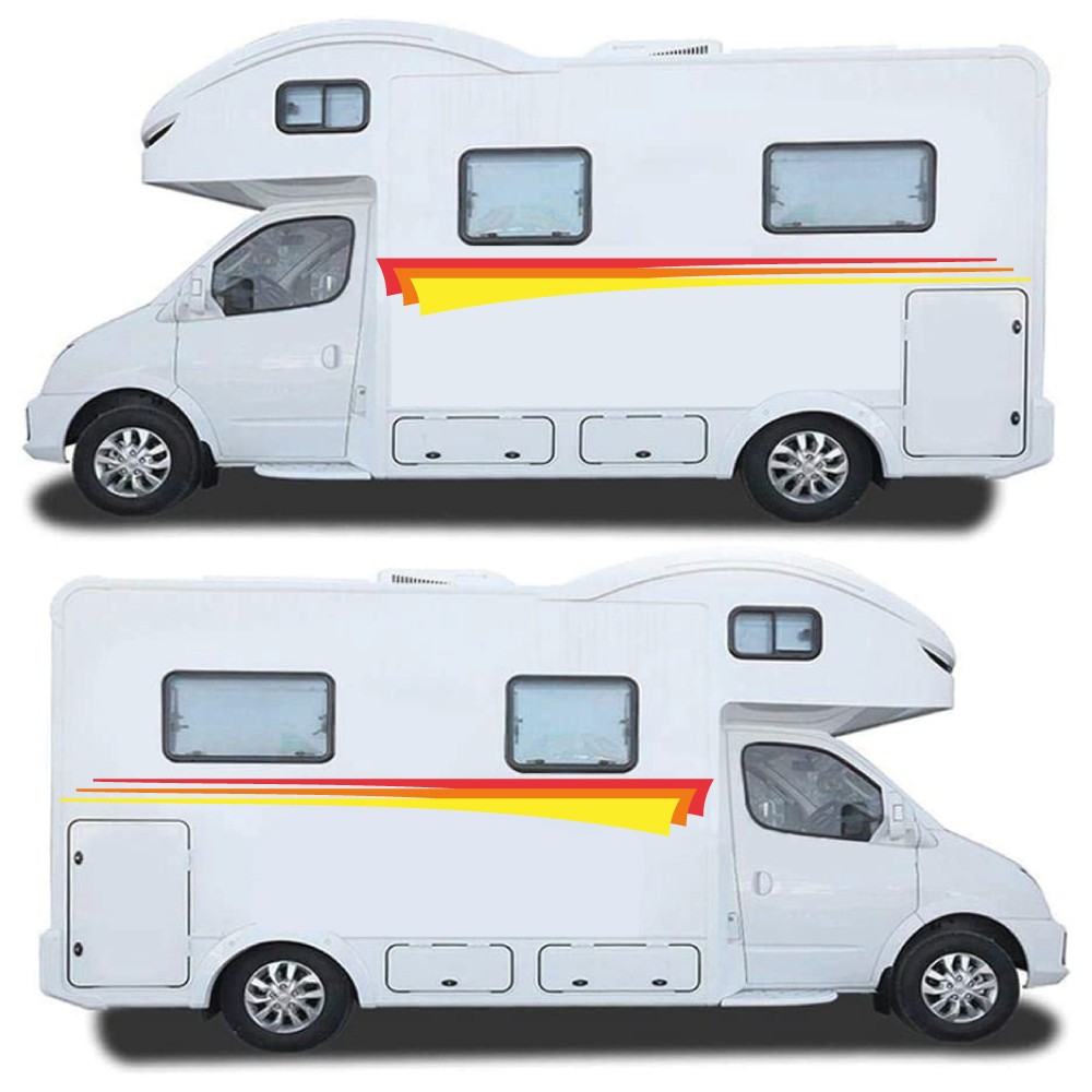 Set Autocollants Caravan Style Abstrait  Mod.58 - Star Sam