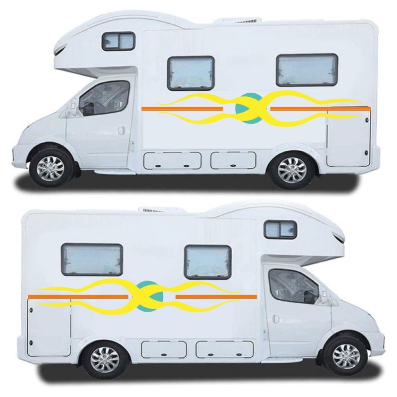 Caravan Sticker Set Abstract Style Mod.59 - Star Sam