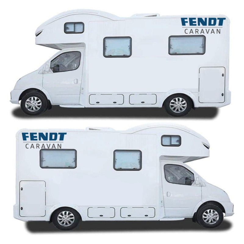 FENDT XL autocollant sticker camping car caravane caravan 4 Pièces