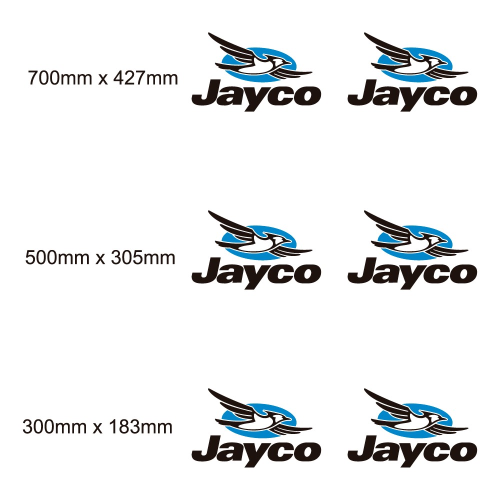 Set Autocollants Jayco Caravan - Star Sam