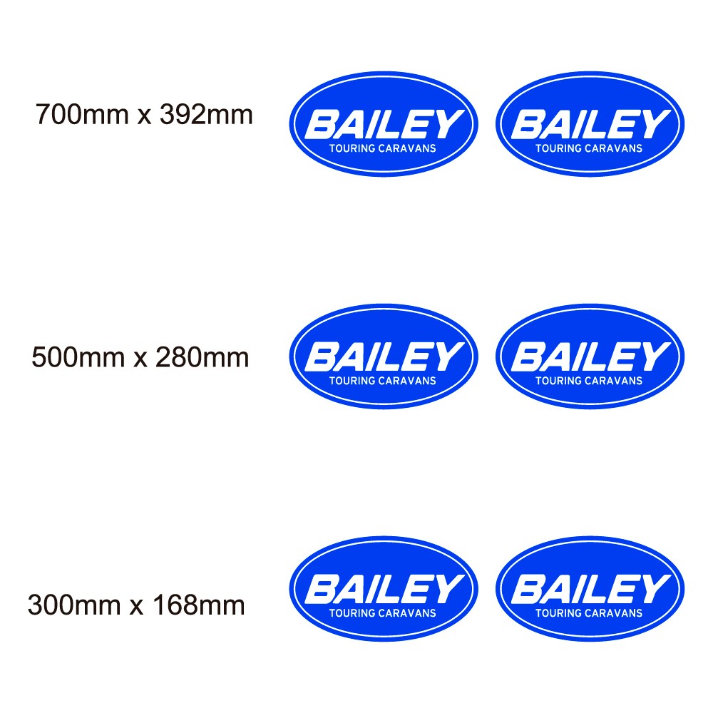 Bailey Caravan Stickers Set - Star Sam