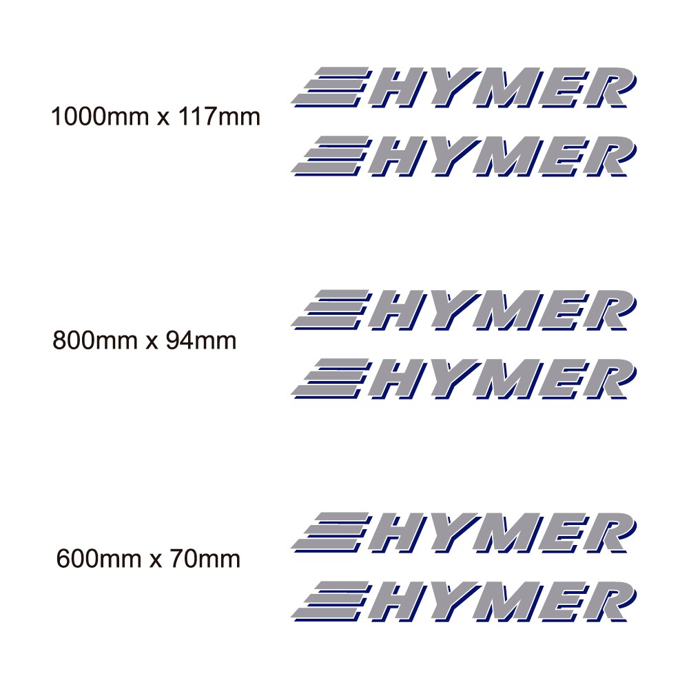 Hymer Caravan Stickers Set - Star Sam