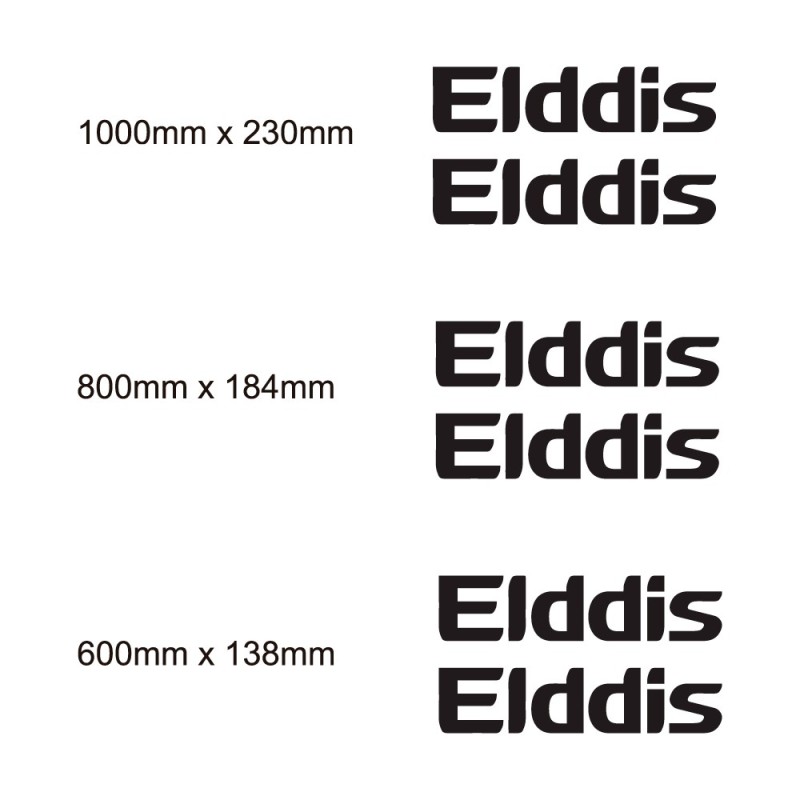 Elddis Caravan Stickers Set - Star Sam