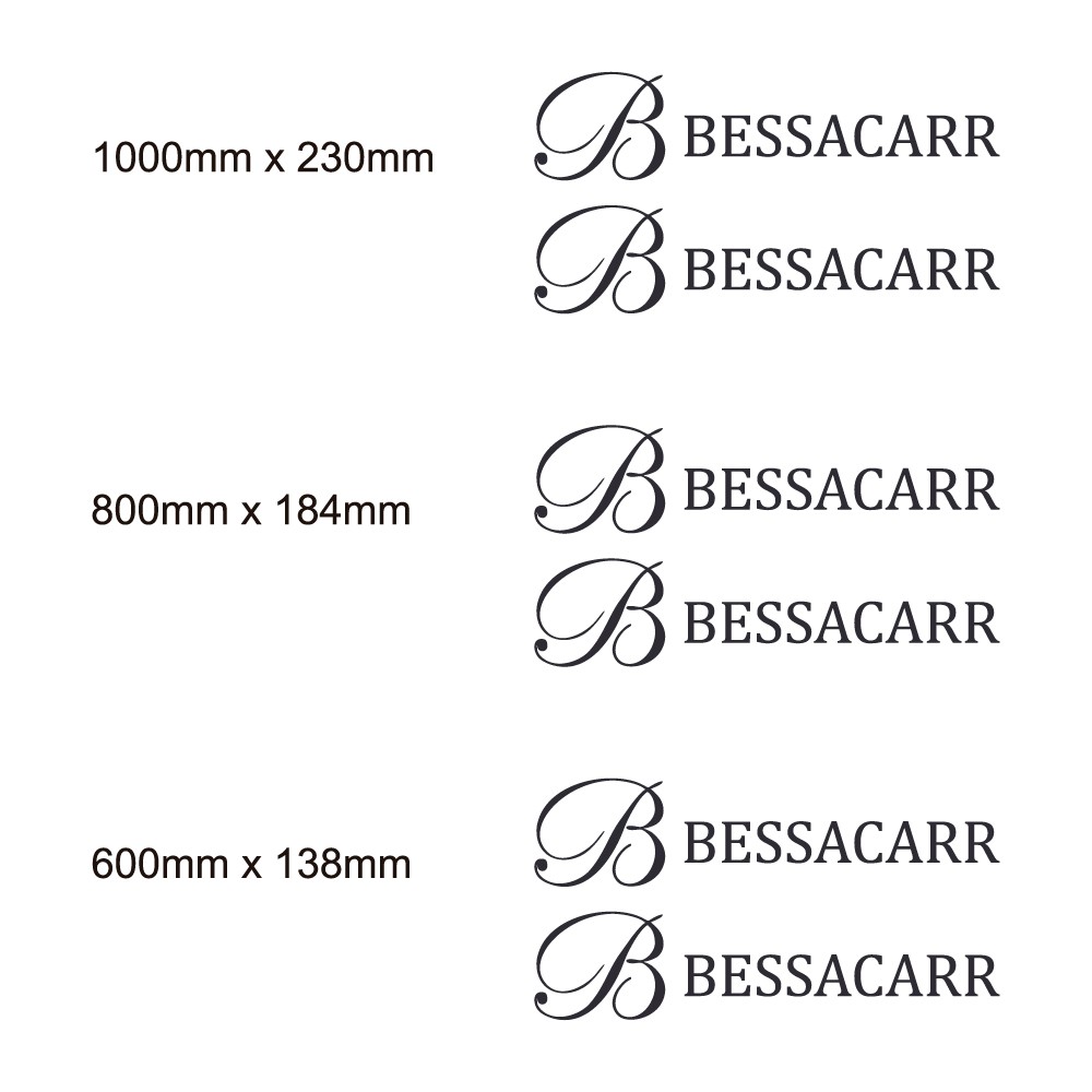 Besscarr Caravan Stickers Set - Star Sam