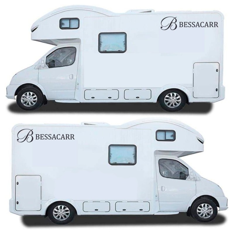 Besscarr Wohnwagen Aufkleber Set - Star Sam