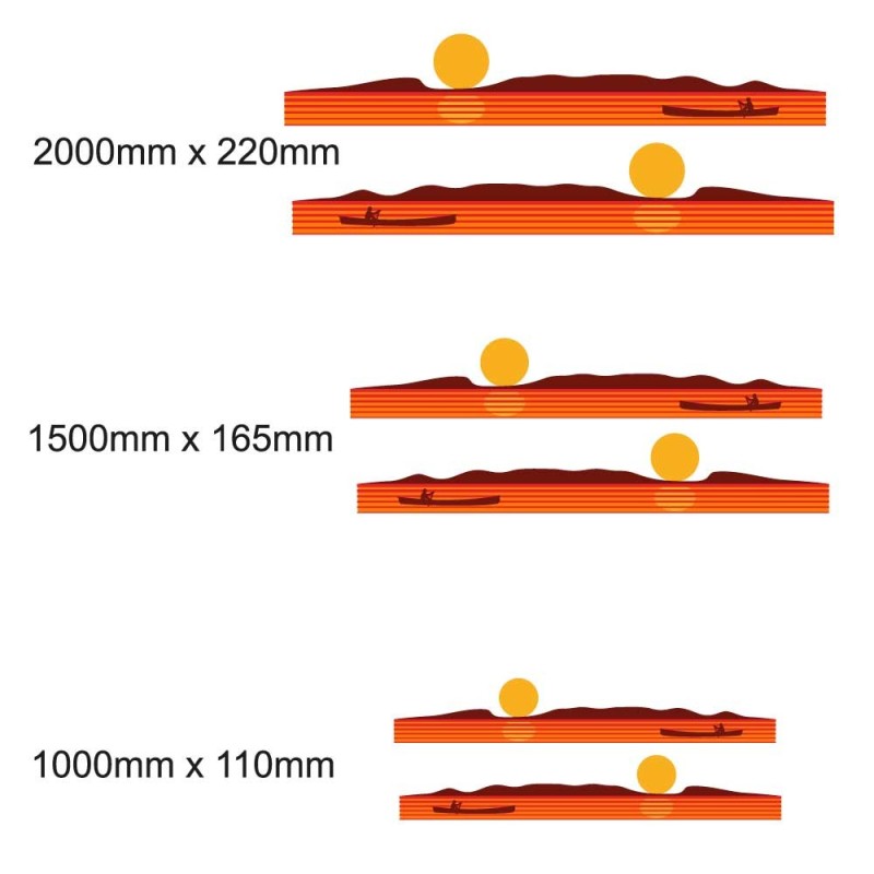 Set Autocollants De Style Abstrait Pour Caravanes Mod.66 - Star Sam