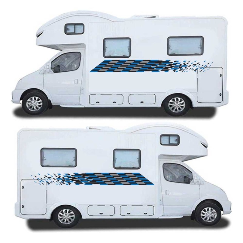 Set Autocollants De Style Abstrait Pour Caravanes Mod.69 - Star Sam