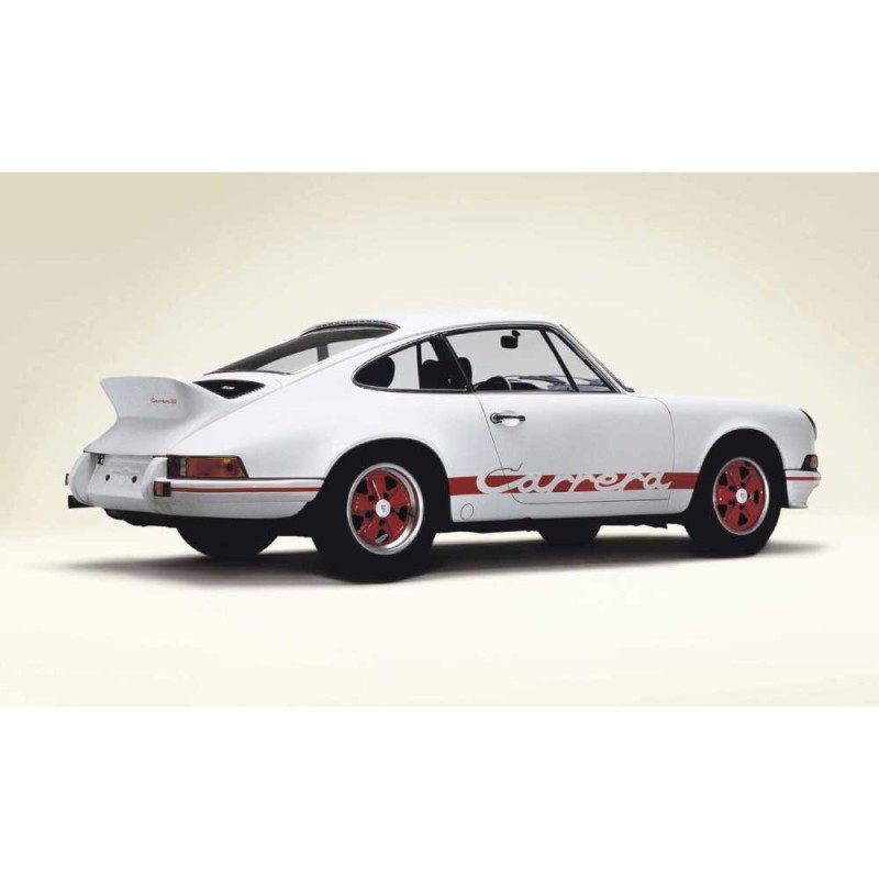 Autocollants Porsche 911 Carrera rouge