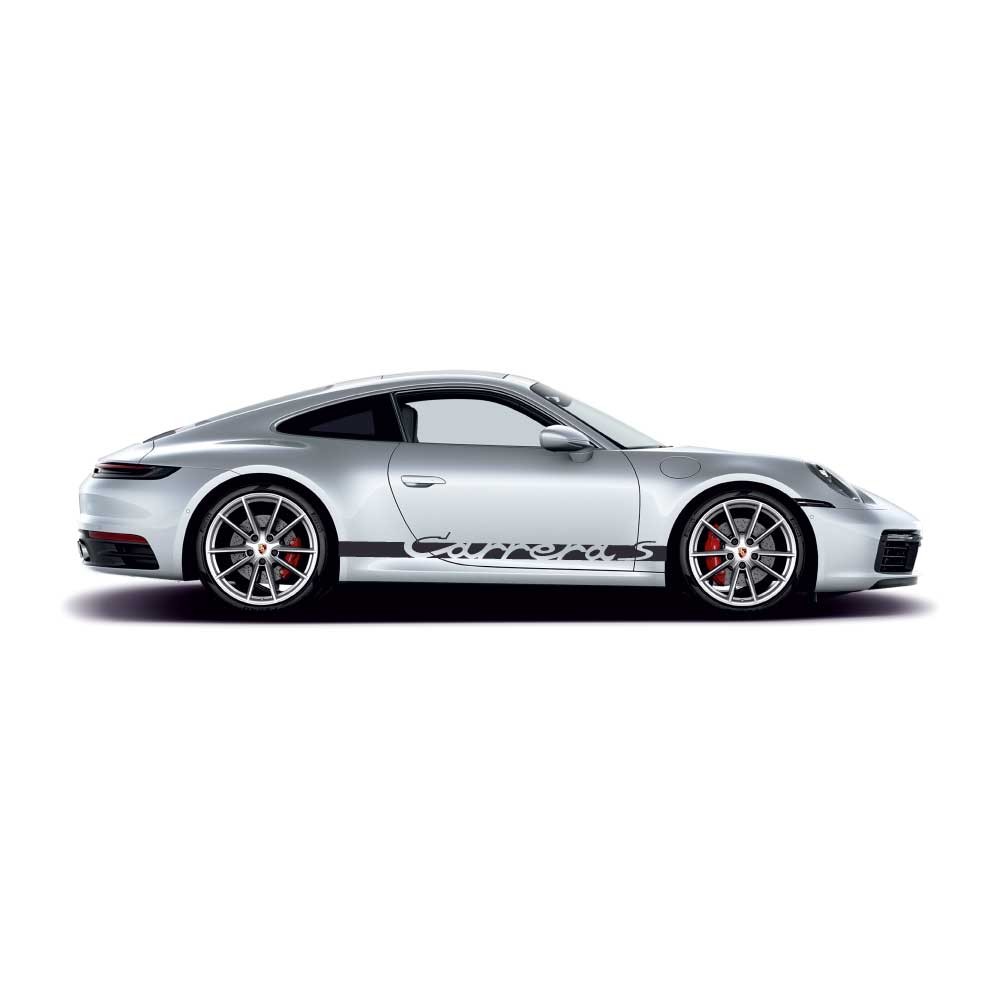 Porsche 911 Carrera S Zestaw naklejek na paski boczne - Star Sam
