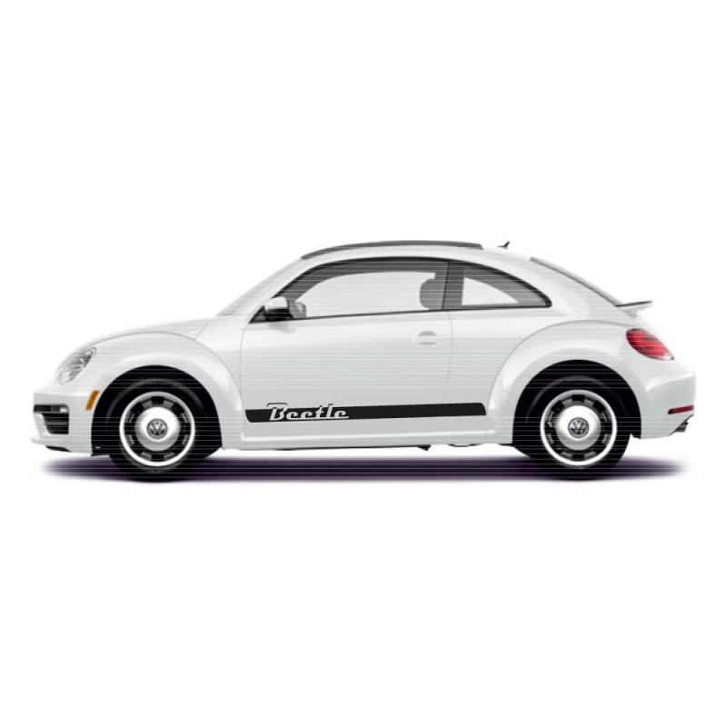 Juego De Pegatinas De Bandas Laterales Volkswagen Beetle - Star Sam