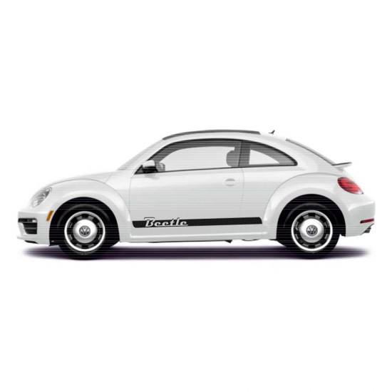 Juego De Pegatinas De Bandas Laterales Volkswagen Beetle - Star Sam