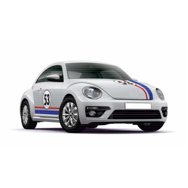 Set Autocollants Volkswagen Beetle 53 - Star Sam