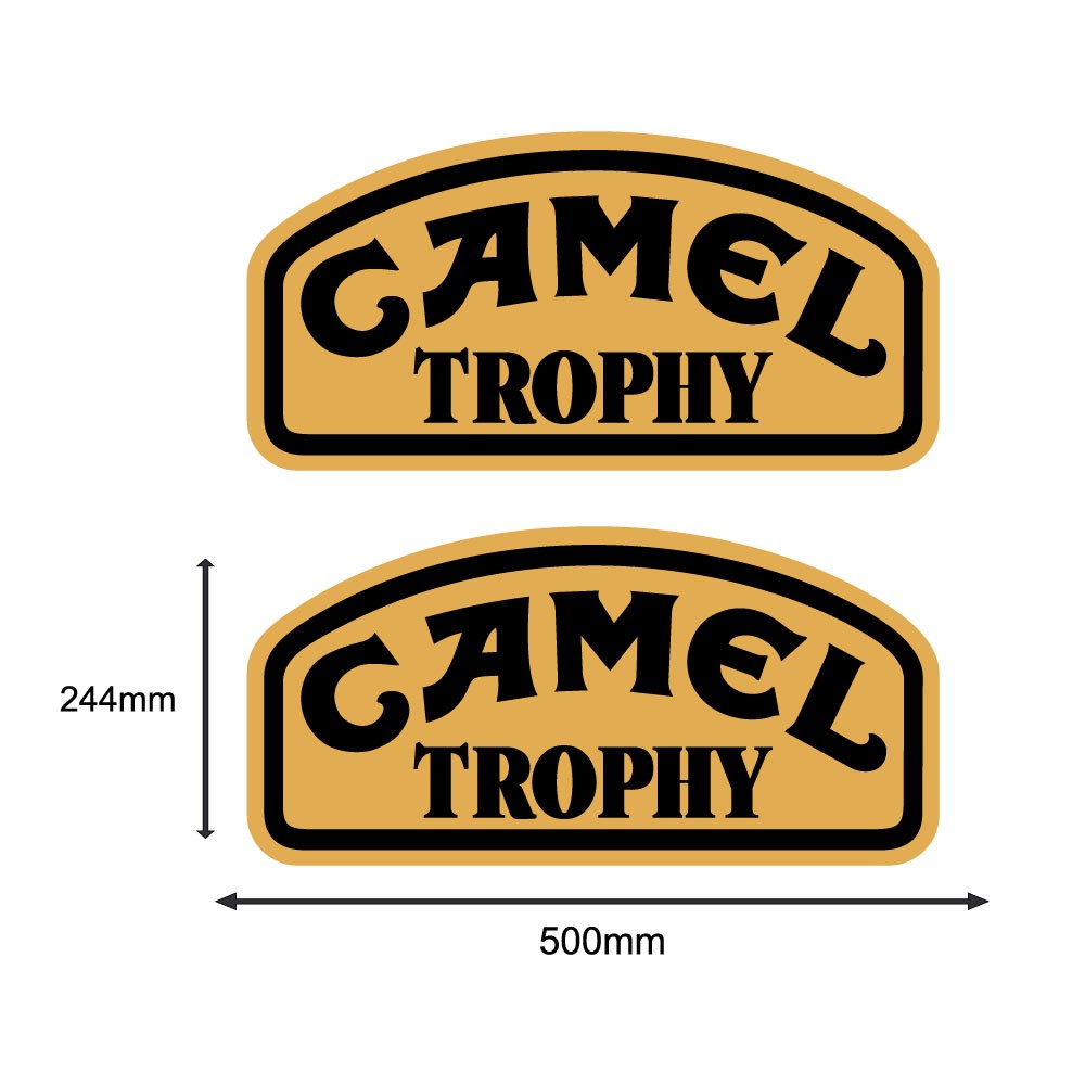 Set Autocollants Camel Trophy - Star Sam