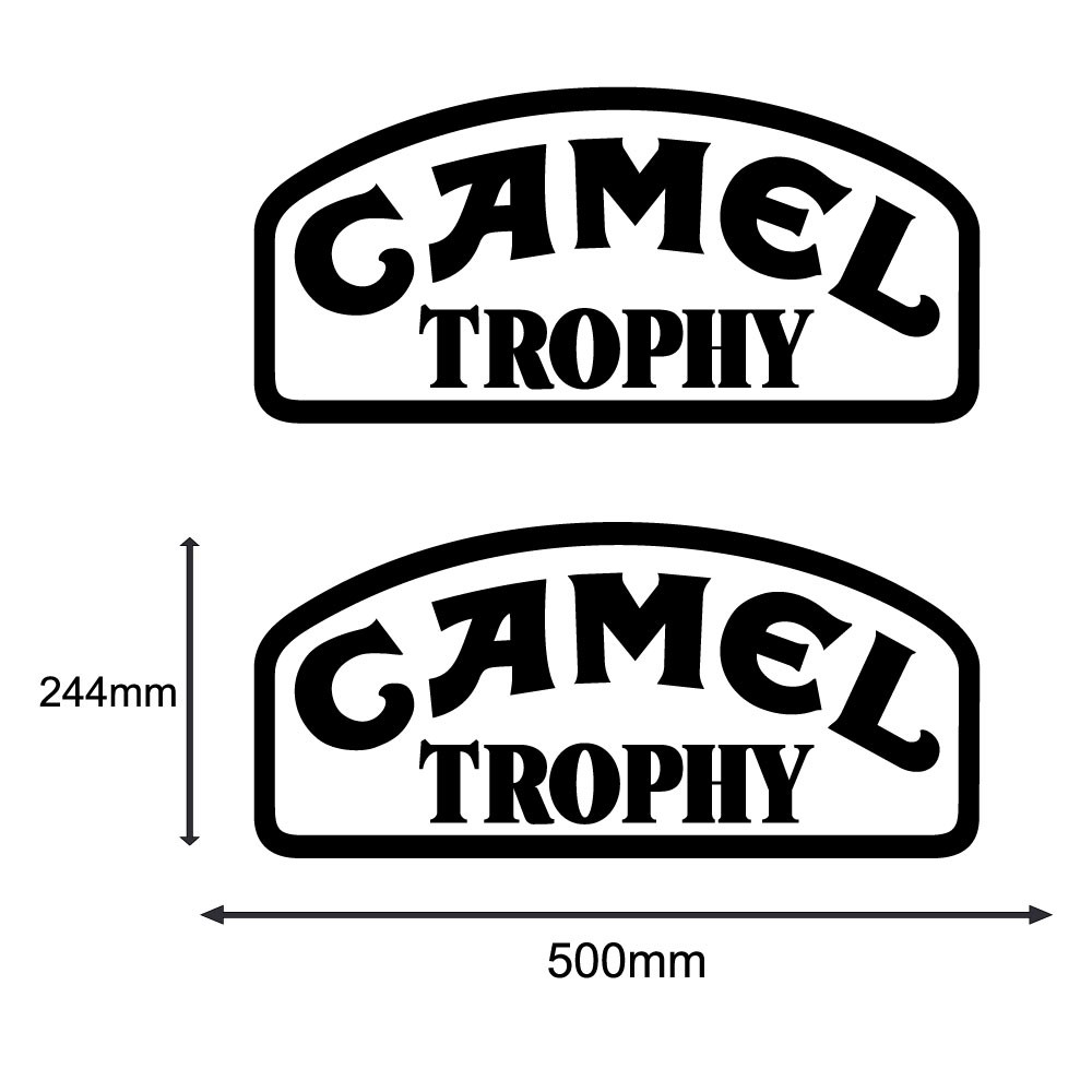 Camel Trophy 2 Aufkleber Set  - Star Sam