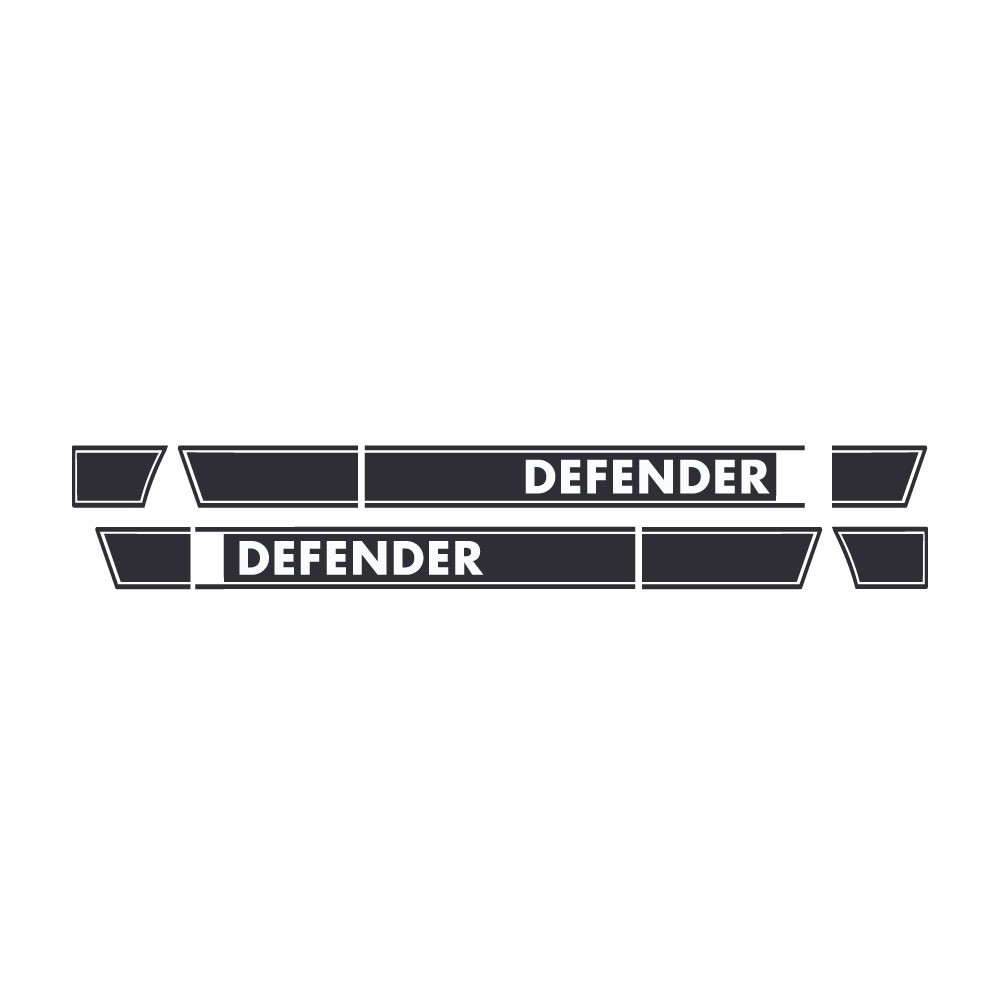 Land Rover Defender Sticker Set - Star Sam