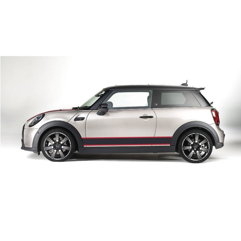 Mini Side Stripe, Bonnet And Boot Sticker Set  - Star Sam