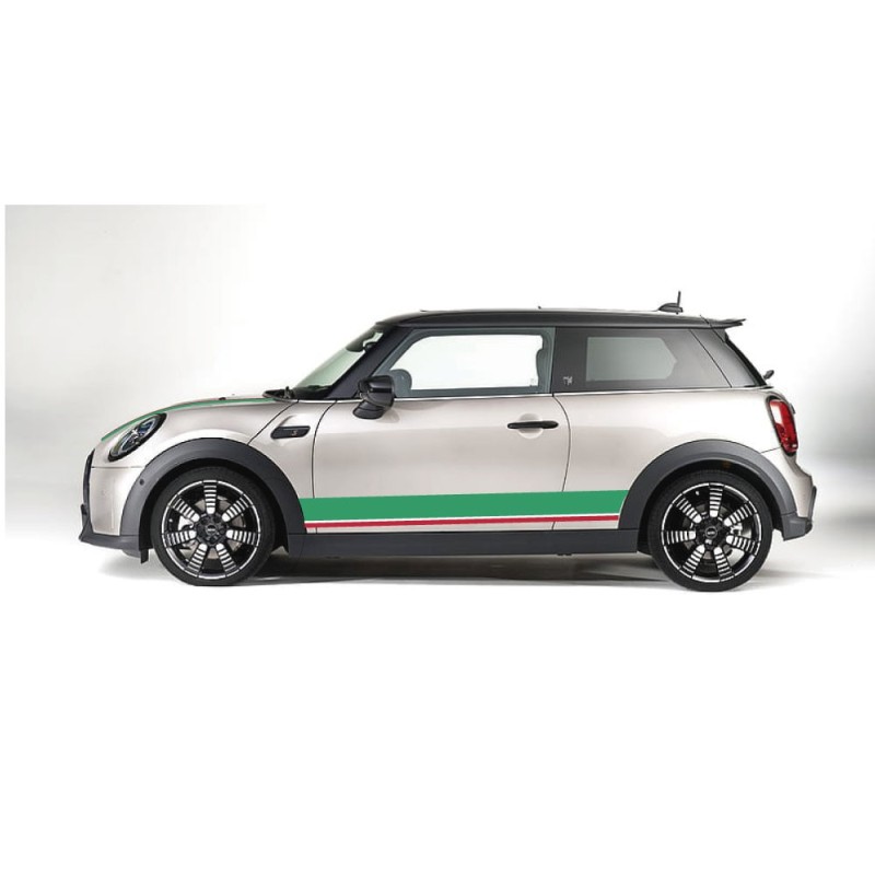 Mini Side Stripe, Bonnet And Boot Sticker Set Mod.4 - Star Sam