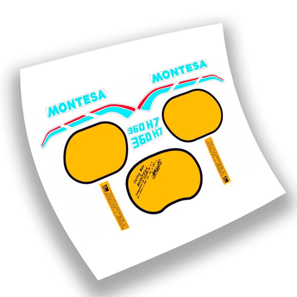 Moto Stickers Montesa Enduro 360 H7 Stickerset - Ster Sam