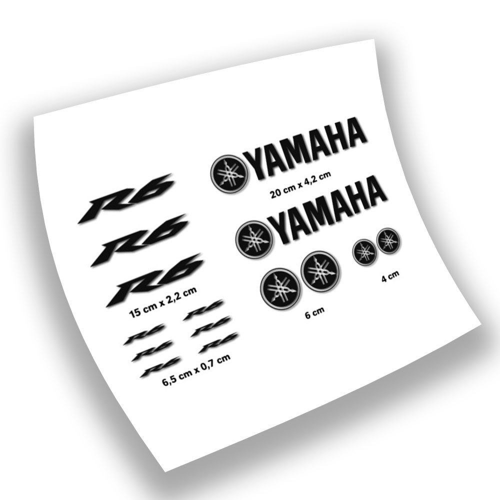 Αυτοκόλλητα ποδηλάτου δρόμου Yamaha R6 Αυτοκόλλητα - Star Sam