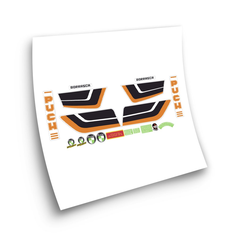Autocollants Pour Motos Puch Borrasca III Set de Sticker - Star Sam