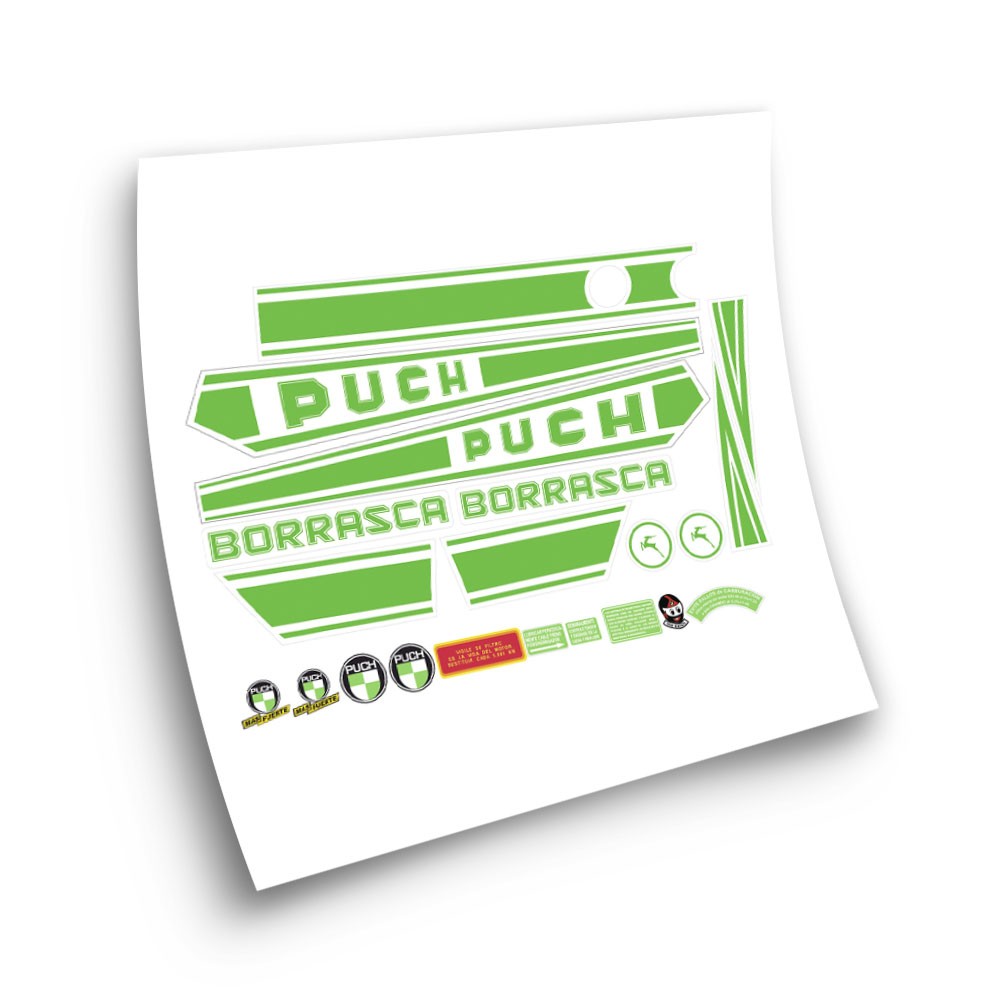 Puch Borrasca 1º Serie Sticker Set Motorbike Stickers - Star Sam