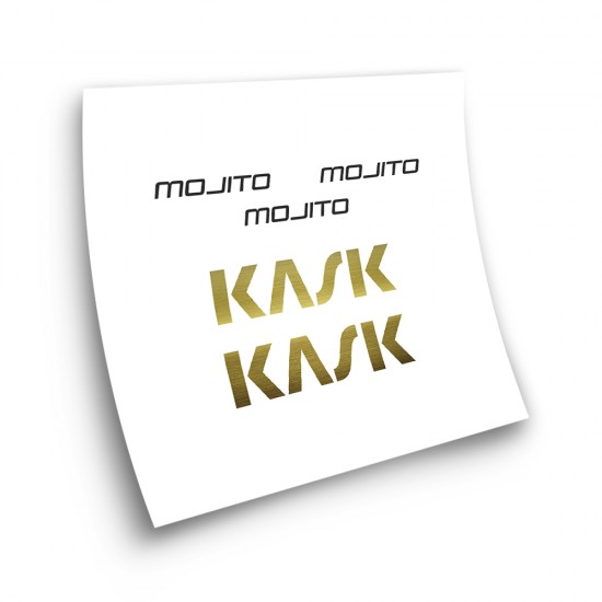 Fietshelmstickers Kask Mojito Model 2 - Star Sam