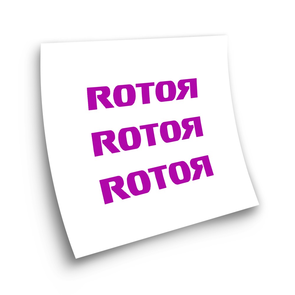 Rotor fahrrad logo aufkleber