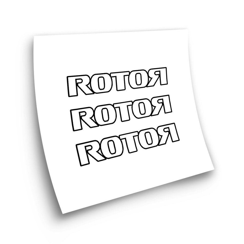 Stickers Pour Velo De Route Logo Marque Rotor Mod 2 - Star Sam