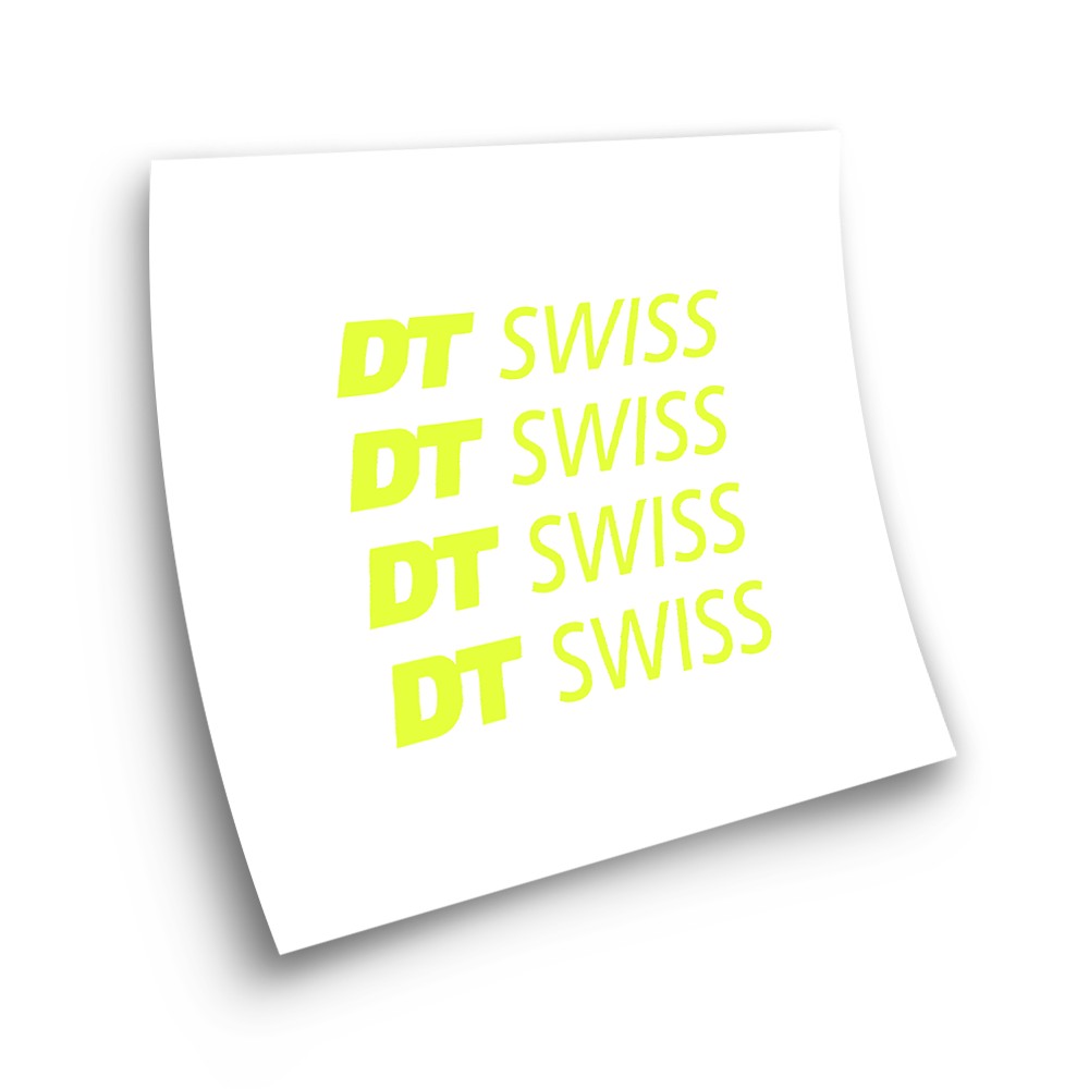 Stickers met fietslogo DT...