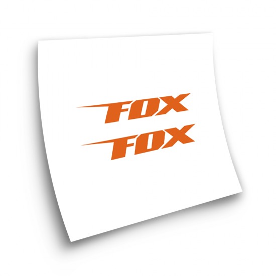 Fox Logo Bike Sticker Choose Your Colour - Star Sam