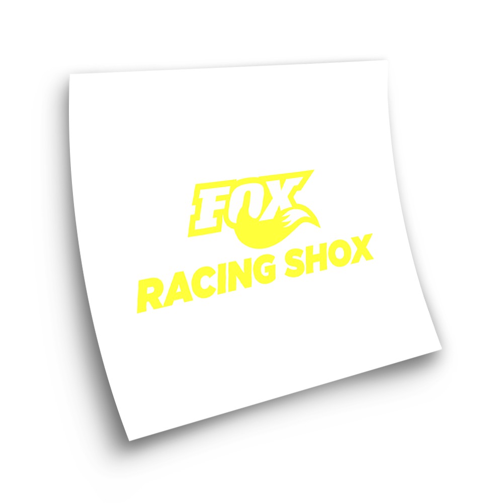 Fietsstickers Logo Fox Racing Shox Kies uw kleur - Star Sam