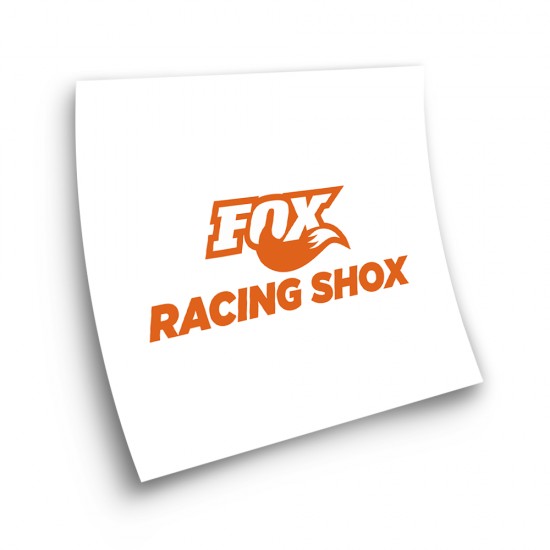 Stickers Pour Velo Logo Fox Racing Shox divers coloris - Star Sam