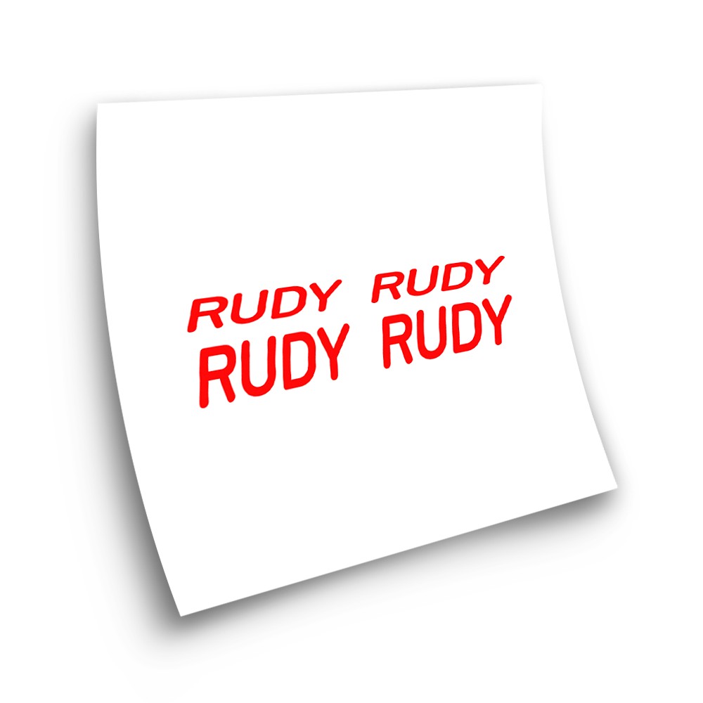 Rudy fahrrad logo aufkleber