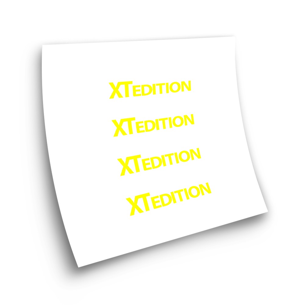 XT Edition Logo Fahrrad-Aufkleber Farbe Wahlen - Star Sam