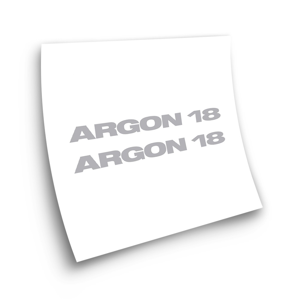 Fietsframe Stickers Argon 18 Gestanst - Star Sam