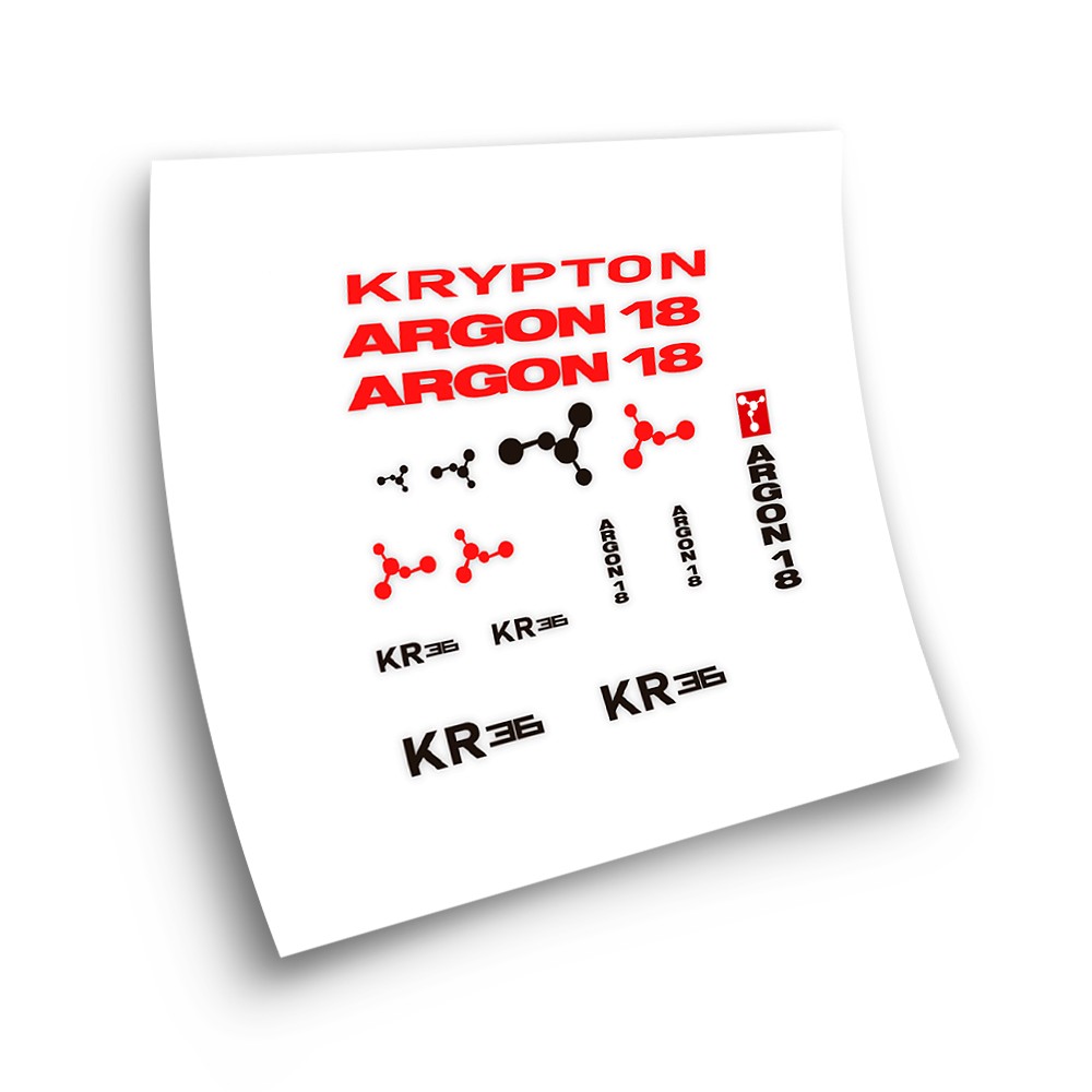 Fietsframe Stickers Argon K36 Krypton - Star Sam