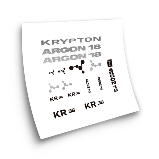 Fietsframe Stickers Argon K36 Krypton - Star Sam