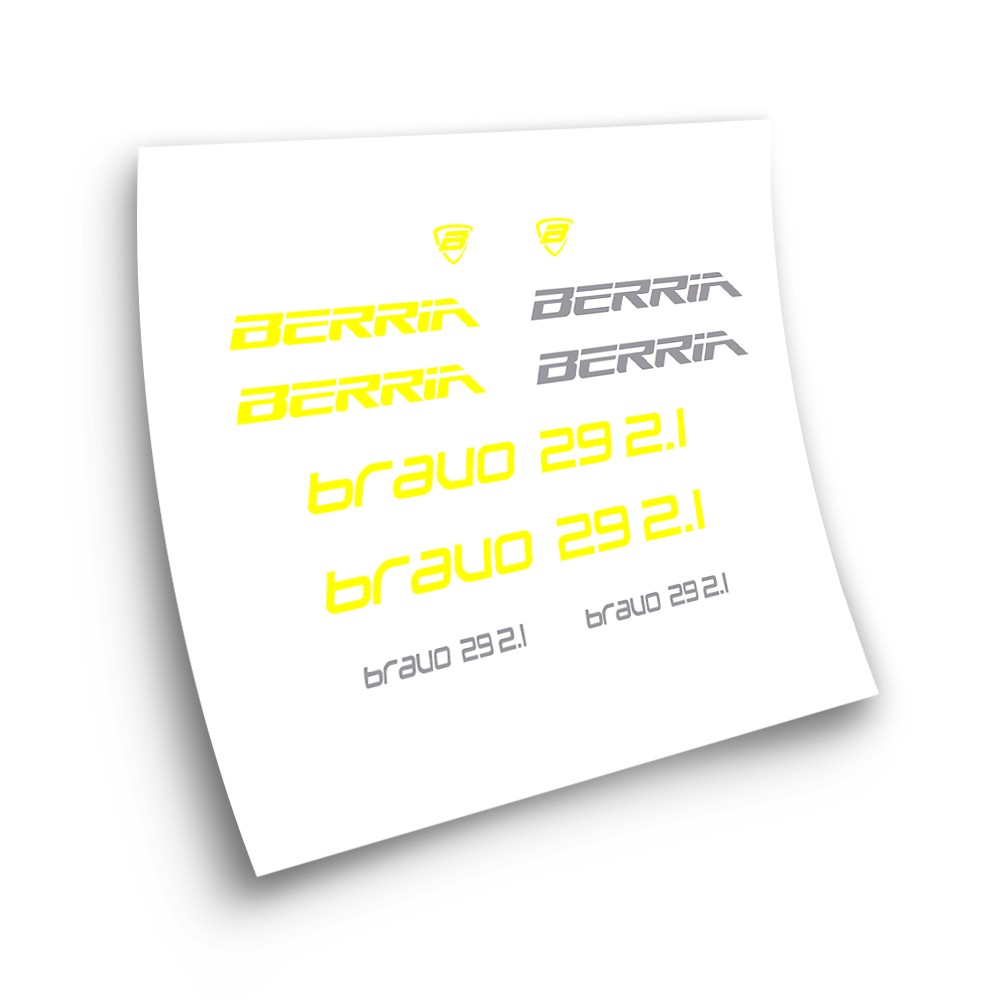 Fietsframe Stickers Berria Bravo 29 Model 2 - Star Sam