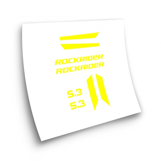 Fietsframe Stickers Rockrider S.3 Model 2 - Star Sam