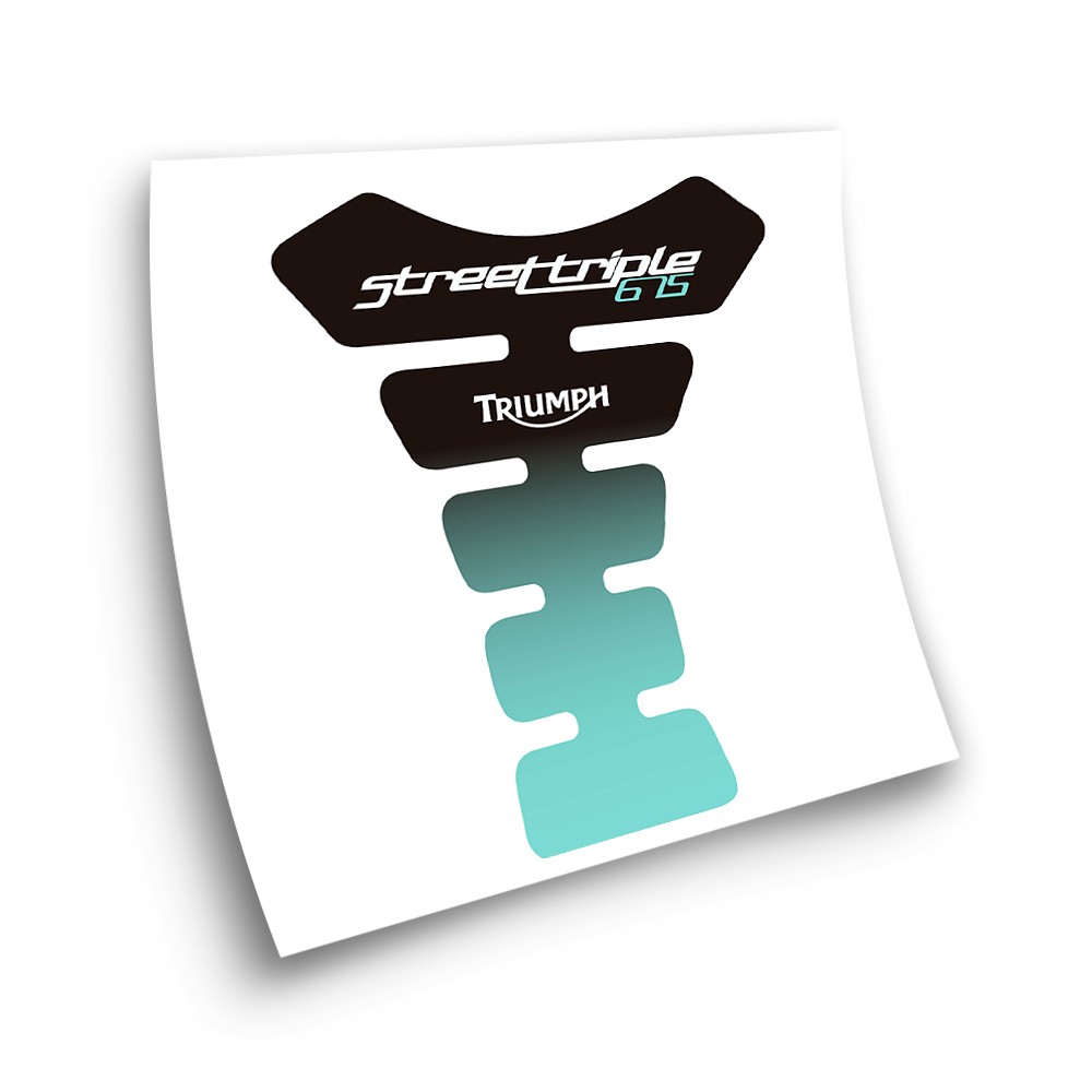 Triumph Street Triple 675 Tank Motorbike Stickers  - Star Sam